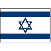 5'x8' Israel U.N. Nylon Outdoor Flag - Style A