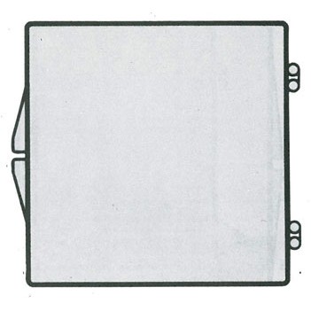 Rigid Clear Hinged Plastic Box (3 1/16"x3 1/16"x1")