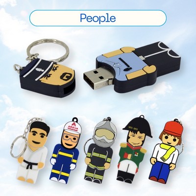 People-Shaped USB Drive – Customizable Character