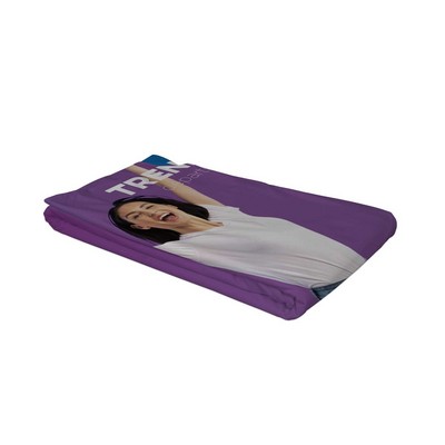 8' Curved Splash Wrap Graphic Panel (Poly Knit)
