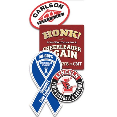 20" - 24" Square Inch Custom Shape Outdoor/Car Magnets