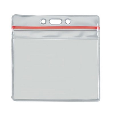 4" x 3" Blank Horizontal Vinyl Pouch with Zipper