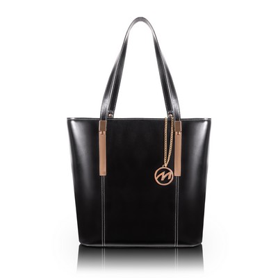CRISTINA | Back Leather Tablet Tote | McKleinUSA