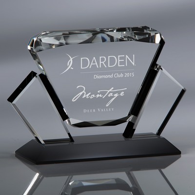 Diamante optical crystal award