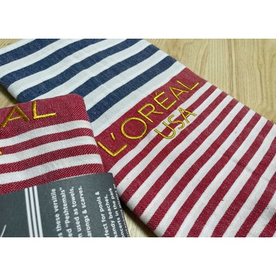 Amalfi Multi-Color Striped Towel