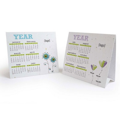 Seed Paper Table Tent / Calendar