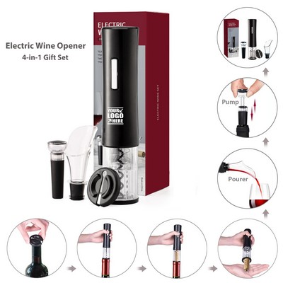 Plastic 4 in 1 Automatic Electric Wine Opener