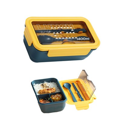 3-Compartment Leak-Proof Lunch Box
