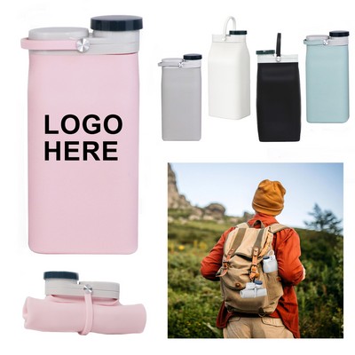 14 Oz Collapsible Silicone Water Bottle