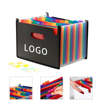 24 Pockets Expanding File Folder