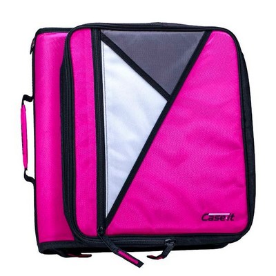 Case-It Universal Zipper Binders - Magenta, 2 (Case of 6)