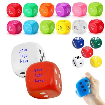 Custom Dice Stress Ball