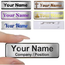 SS Name Badge UV Print 2.7"*0.78