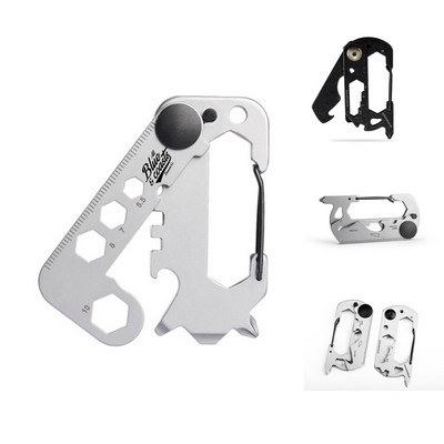 Multi Keychain Tool with Carabiner Clip