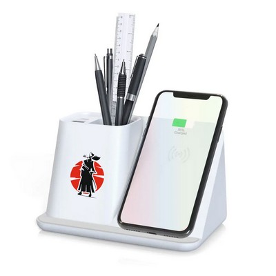 Dual Output Wireless Charging Pen Holder