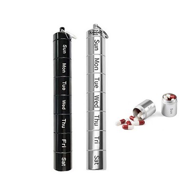 Stackable 7-Day Pill Box Case