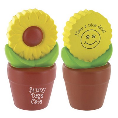 Eco Sunflower Pu Stress Reliever Squeeze Toy