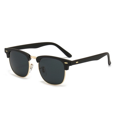 Semi-Rimless Polarized Sunglasses