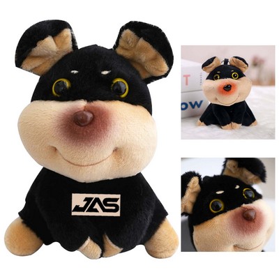 4" Plush Toy Bee Dog Keychain