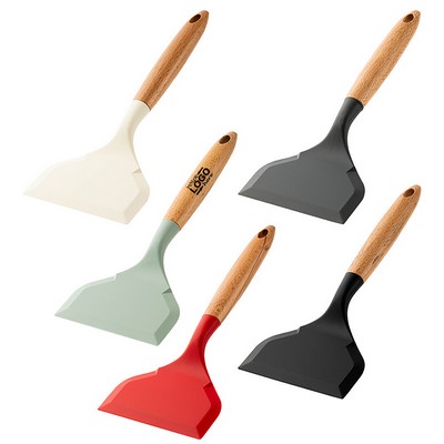 Silicone Spatula With Wooden Handle