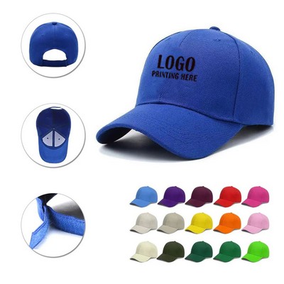6 Panel Cotton Twill Cap