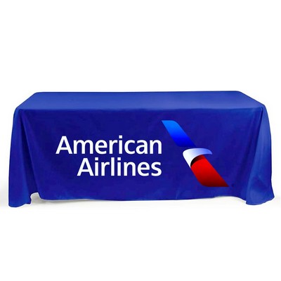 4 ft 4-Sided Tablecloth – Full-Color Dye Sublimation on 170GSM Plain Cloth