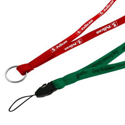 3/8" Shoe String Lanyard (Factory Direct) 10-12 Weeks
