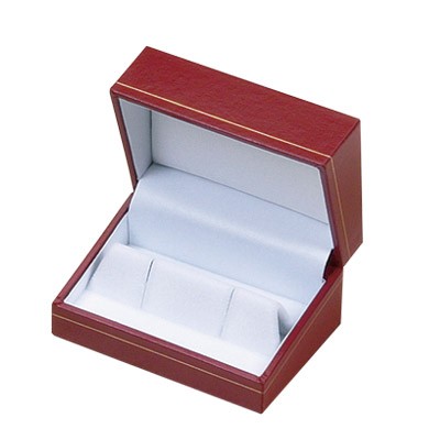 Cufflink Jewelry Box w/Gold Trim