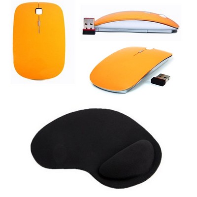 Promotek iBank® 2.4GHz Wireless Mouse + Wrist Rest Mouse Pad
