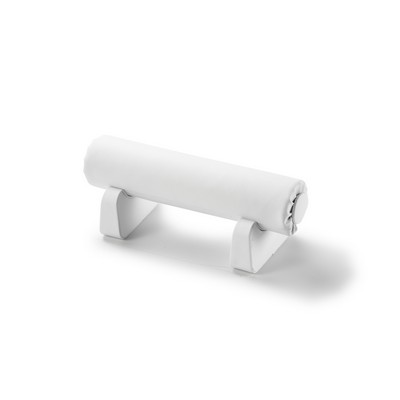 White Leatherette Small Bangle Bar Display