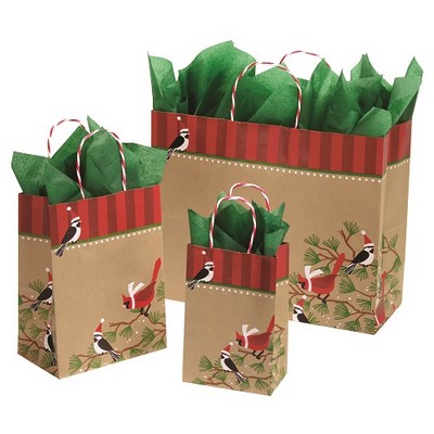 Medium Snowbirds Kraft Bag