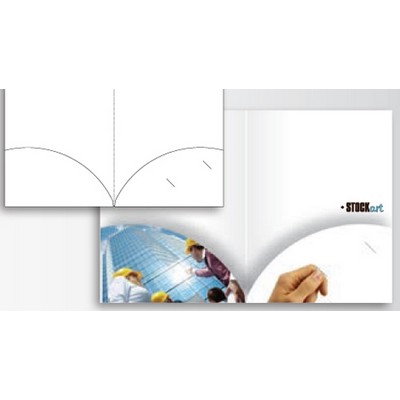 Sculptured Pockets® Folder w/Circle Edge Pockets