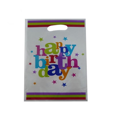 14" x 17" Frosted Die Cut Bag