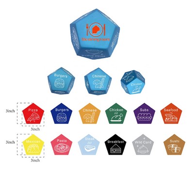 4" 12 Sided Dice Foam