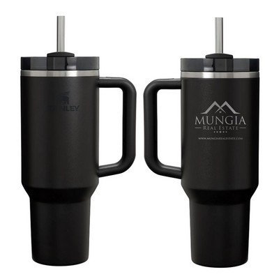 Stanley Drinkware Quencher H2.0 Flowstate Tumbler, 40 Oz., Black 2.0