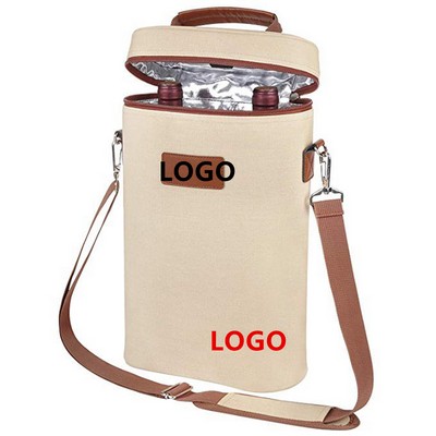 2 Bottle Wine Cooler Bag for Travel