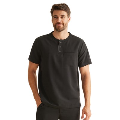 Healing Hands - 360 - Men's 1-Pocket Shane Mandarin Collar Top