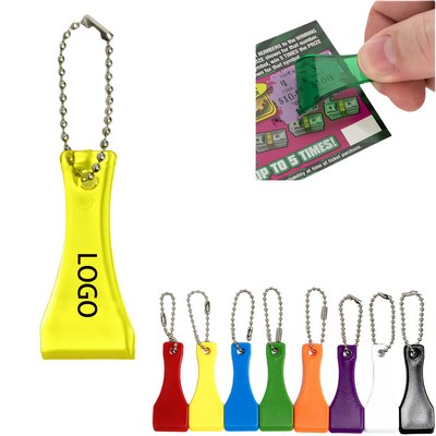 Lottery Scratcher W/ Bead Chain