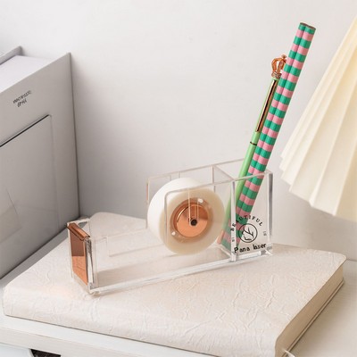 Desktop Tape Dispenser W/ Single Pen Holder