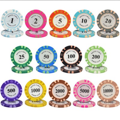 Custom Poker Chips for Casino Card Games & Personalized Gaming Sets
