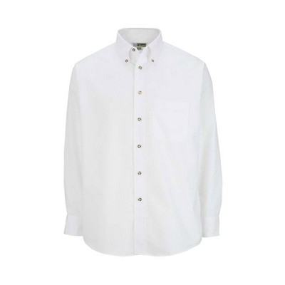 Edwards - Men's One-Pocket Poplin-Long Sleeve