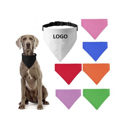 Cotton Dog Bandanna W/ Adjustable Buckle