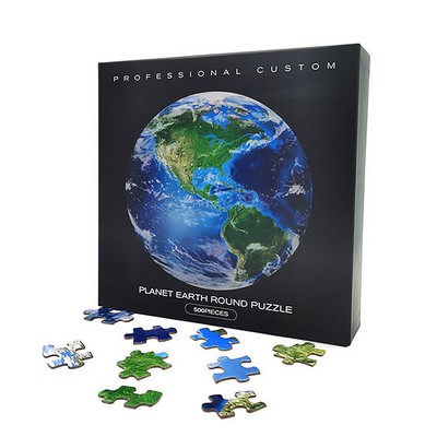 18" x 24" - 500 Piece Retail Quality Custom Puzzle and Box