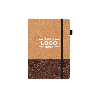 Eco-Friendly Coffee Grounds A5 Ruled Notebook Set