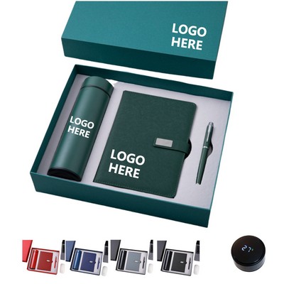 Business Notebook Set w/ Thermos & Pen