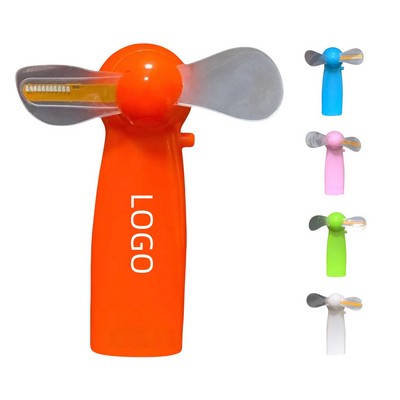 Mini Portable LED Flashing Fan