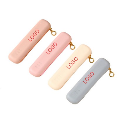 Silicone Makeup Brush Holder with Zipper