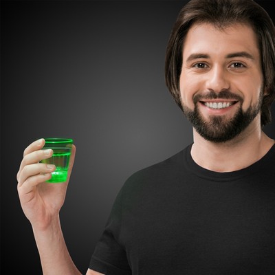 Light Up Green Shot Glass(Pad Print)