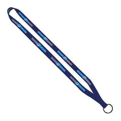 1/2" Polyester Dye Sublimated Lanyard