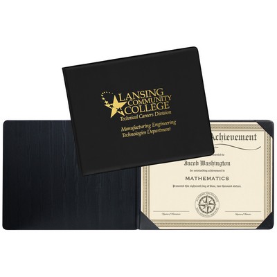 Padded Heat Sealed Diploma Holder (Landscape Style)